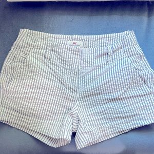 VINEYARD VINES seersucker pinstripe shorts - blueish gray